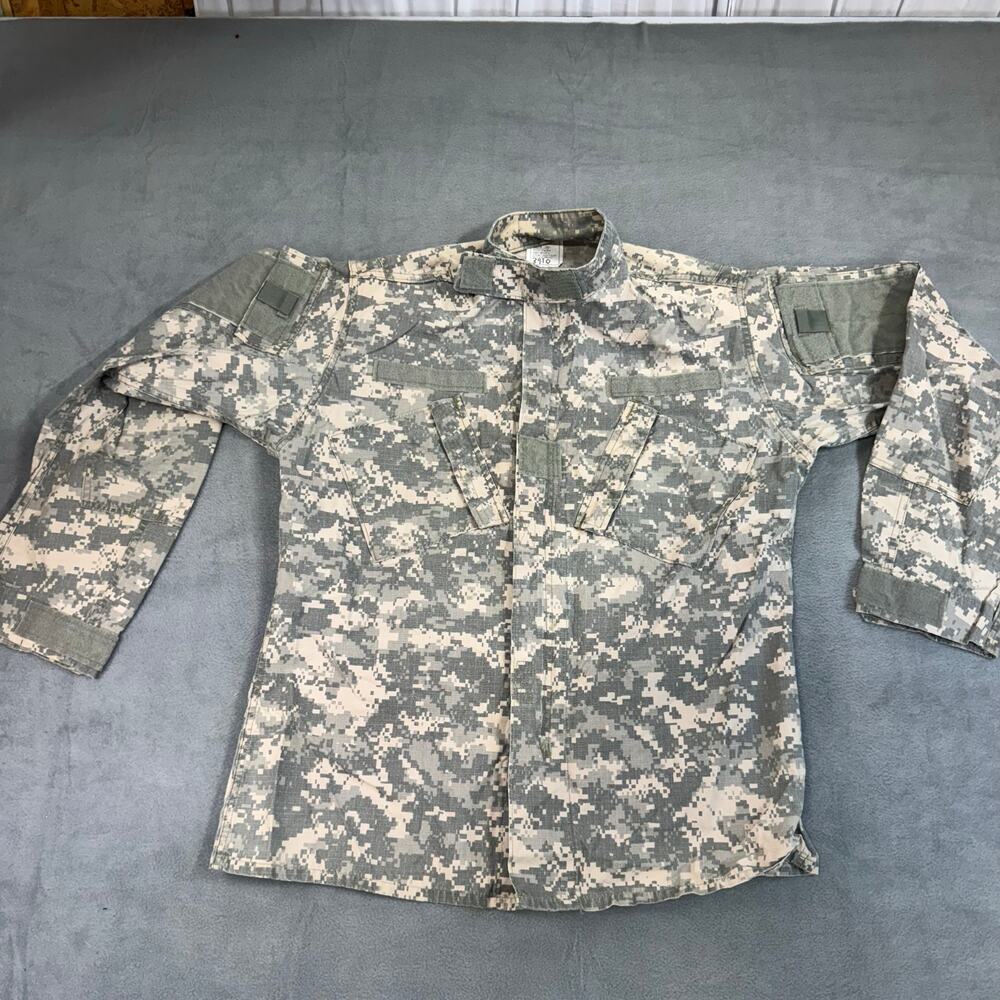 US Military Mens Digital Camo Army Combat Uniform Jacket Medium Long